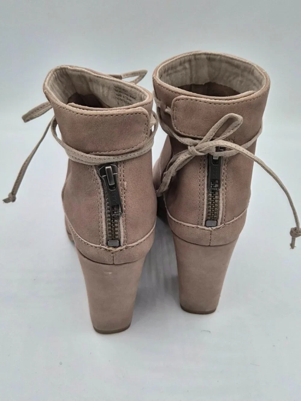 Seychelles Women Triple Threat Open Toe Booties - Taupe - Size 6